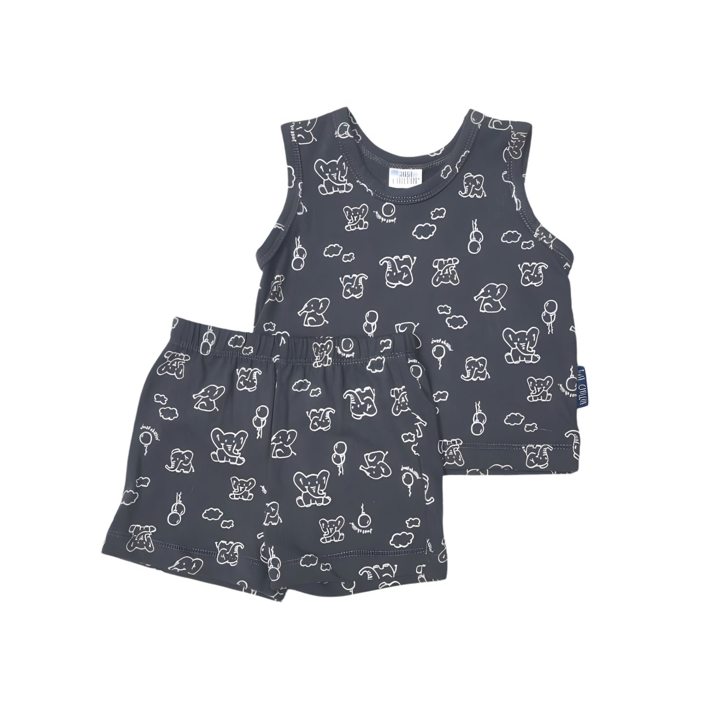 Charcoal Elephant Set