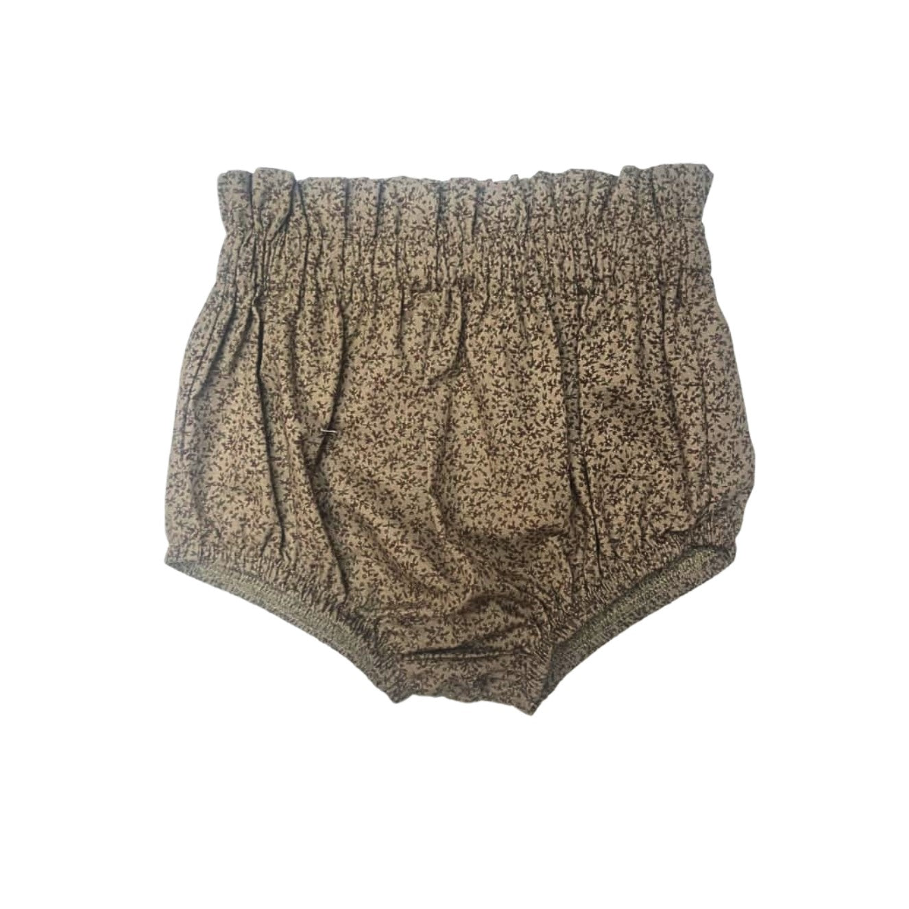 Brown Little Flowers High Waist Bloomer