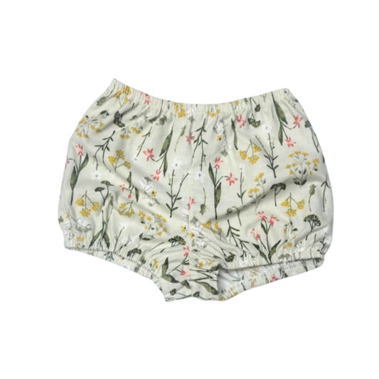 Mint Floral Cotton Diaper Cover