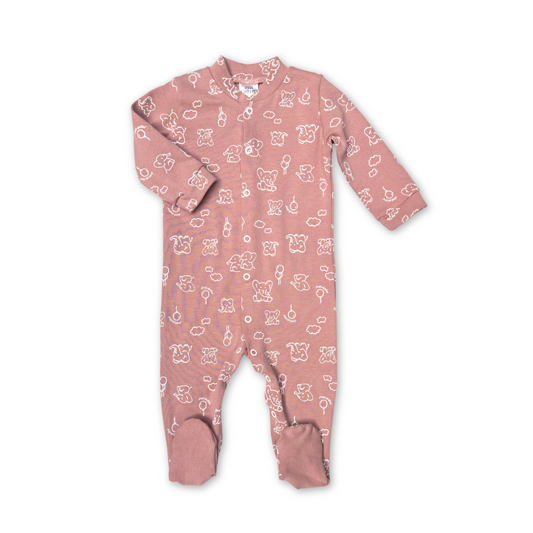 Dusty Pink Ellie Babygrow