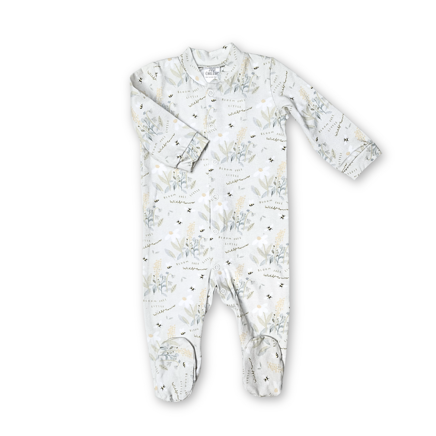 Wildflower Babygrow Cotton Lycra