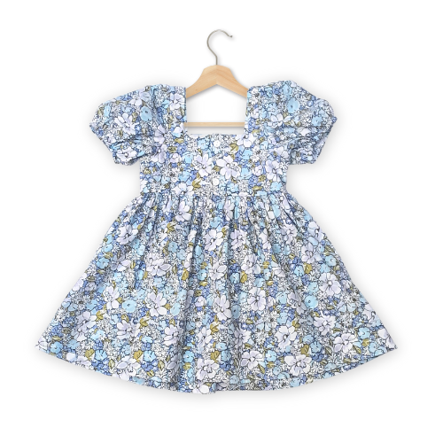 Blue Florals Dress